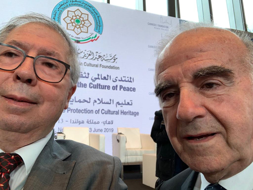 Professor Nabil  Ayad with President of Malta